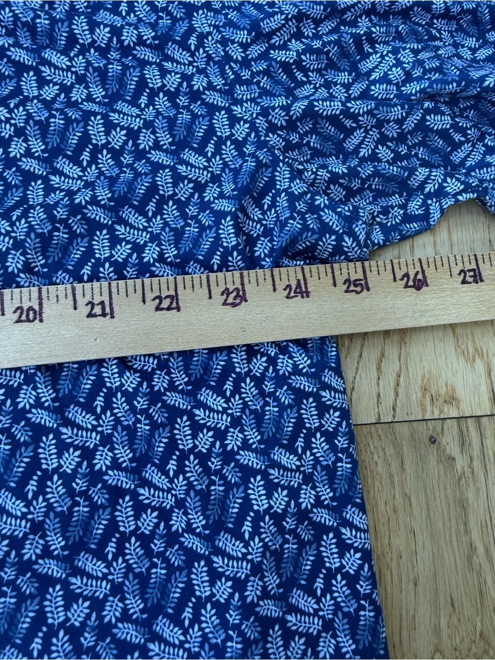 AndersonOrd Performance Golf Polo Shirt Men’s XL Blue Leaf Print Stretch EUC - Picture 8 of 8